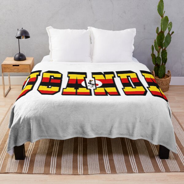 Item preview, Uganda Country Flag Typography designed and sold by TravelWish.