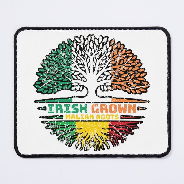 Item preview, Mali Malian Irish Ireland Tree Roots Flag designed and sold by FlagX.
