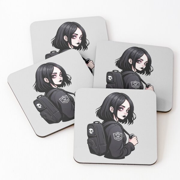 Item preview, Back to School Goth Girl Student designed and sold by MadnessEnvelope.