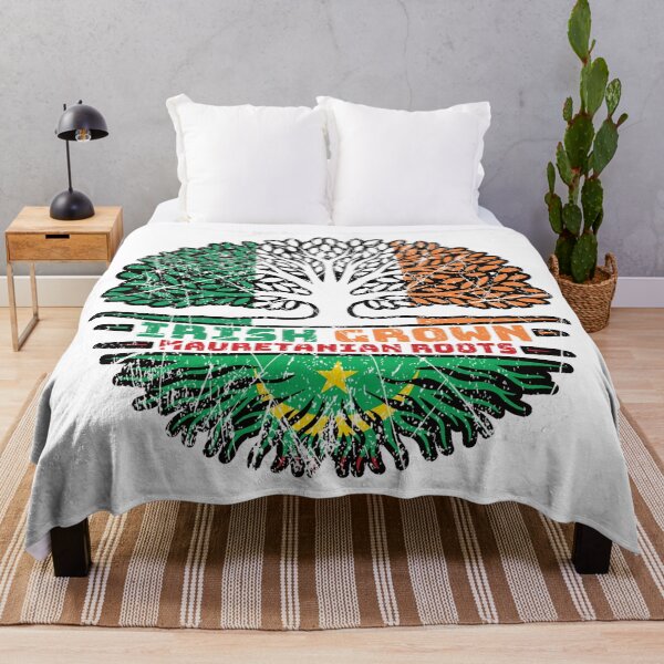 Item preview, Mauretania Mauretanian Irish Ireland Tree Roots Flag designed and sold by FlagX.