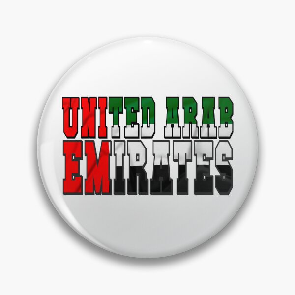Item preview, United Arab Emirates Country Flag Typography designed and sold by TravelWish.