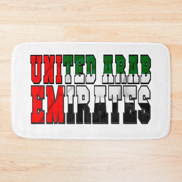 Item preview, United Arab Emirates Country Flag Typography designed and sold by TravelWish.
