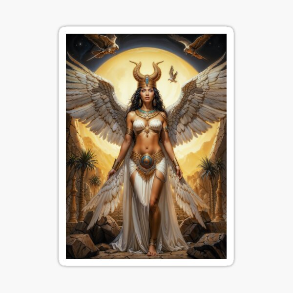 Vista previa del artículo con la obra «Diosa Isis », diseñado y vendido por AliceWhiteDF.