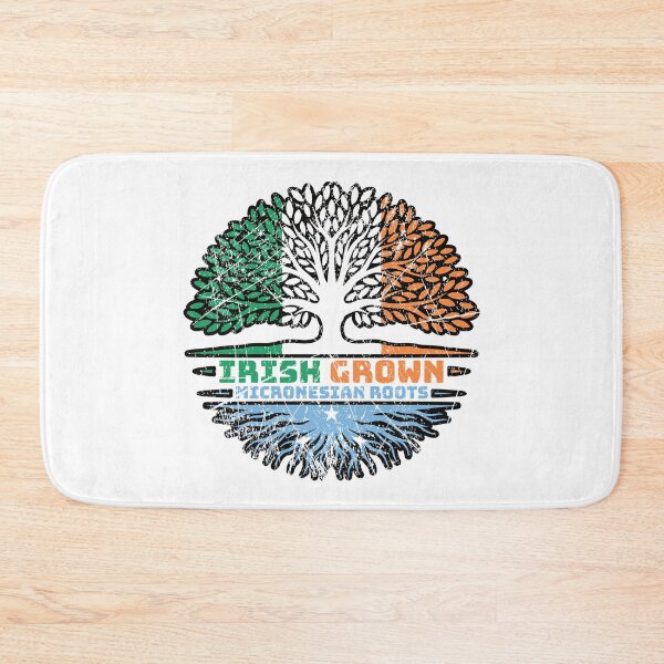 Item preview, Micronesia Micronesian Irish Ireland Tree Roots Flag designed and sold by FlagX.