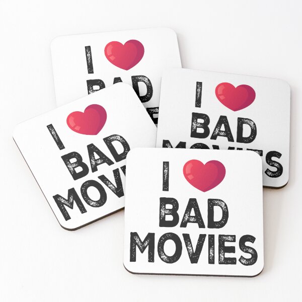 Item preview, I Love Bad Movies designed and sold by Angry Swan Designs.