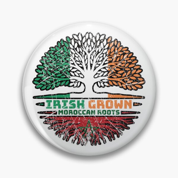 Item preview, Morocco Moroccan Irish Ireland Tree Roots Flag designed and sold by FlagX.
