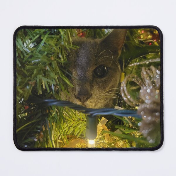 Item preview, Cat loves Christmas tree designed and sold by LinnJames0920.