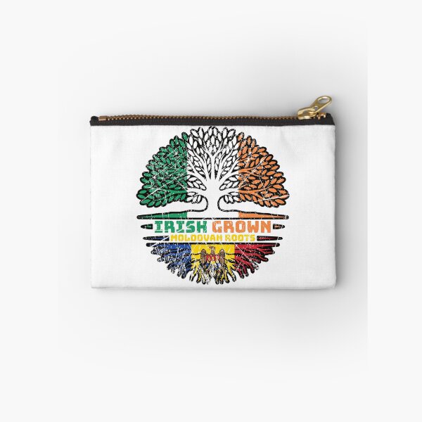 Item preview, Moldova Moldovan Irish Ireland Tree Roots Flag designed and sold by FlagX.