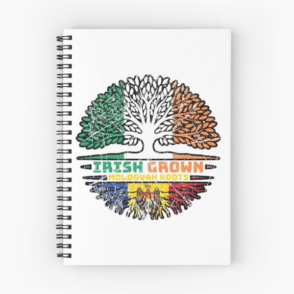 Item preview, Moldova Moldovan Irish Ireland Tree Roots Flag designed and sold by FlagX.