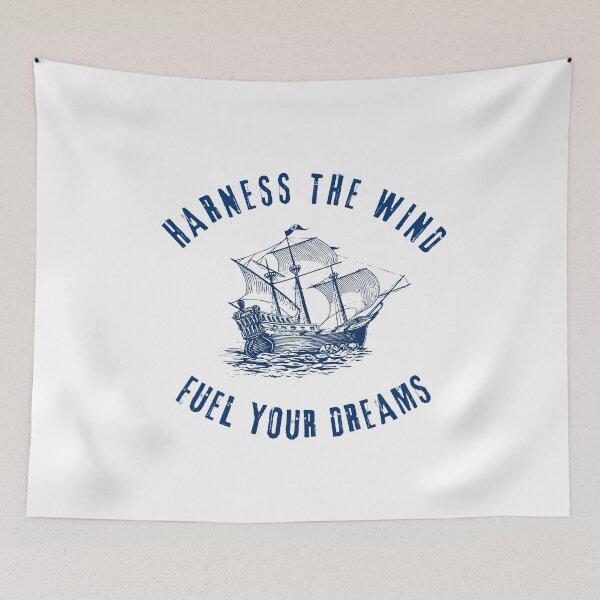 Item preview, Harness the wind, fuel your dreams designed and sold by Tajdi.
