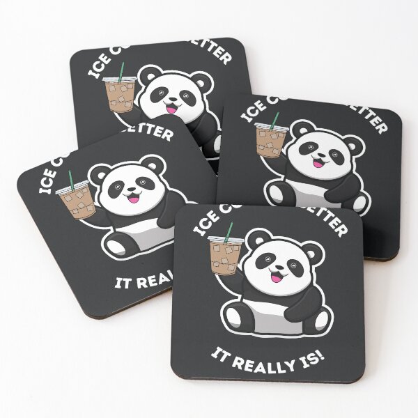 Item preview, Kawaii Panda Coffee Addict Adorable Panda. designed and sold by ShirtLife1.