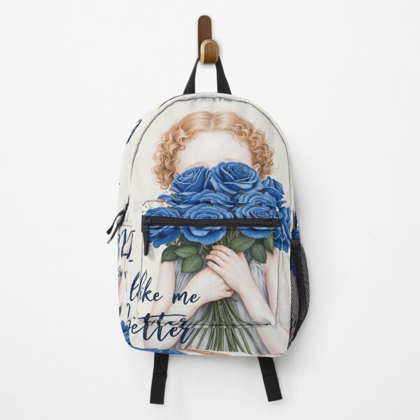 Item preview, I Like Me Better - Girl with Rose Bouquet designed and sold by pixelated_echoes.