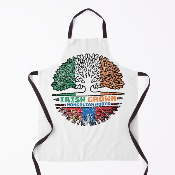 Item preview, Mongolia Mongolian Irish Ireland Tree Roots Flag designed and sold by FlagX.