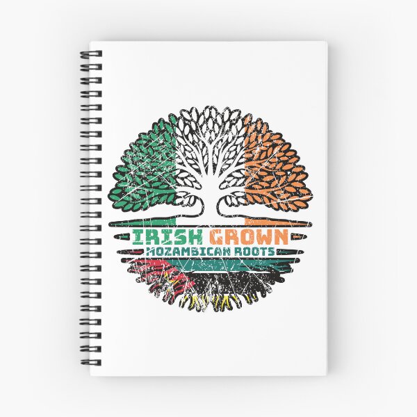 Item preview, Mozambique Mozambican Irish Ireland Tree Roots Flag designed and sold by FlagX.