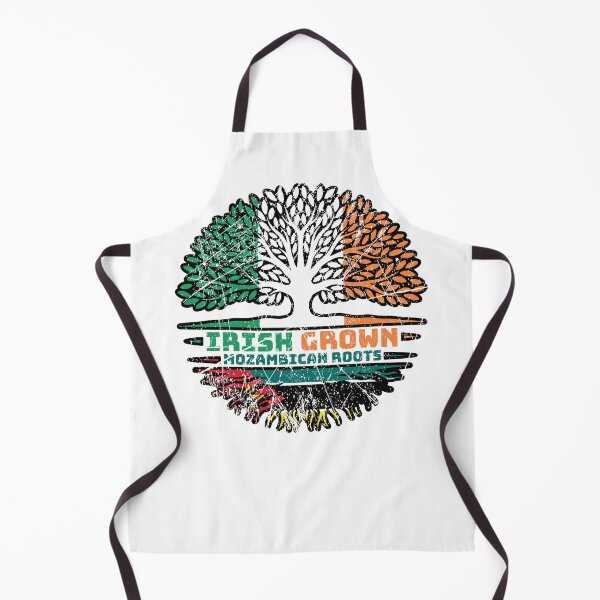 Item preview, Mozambique Mozambican Irish Ireland Tree Roots Flag designed and sold by FlagX.