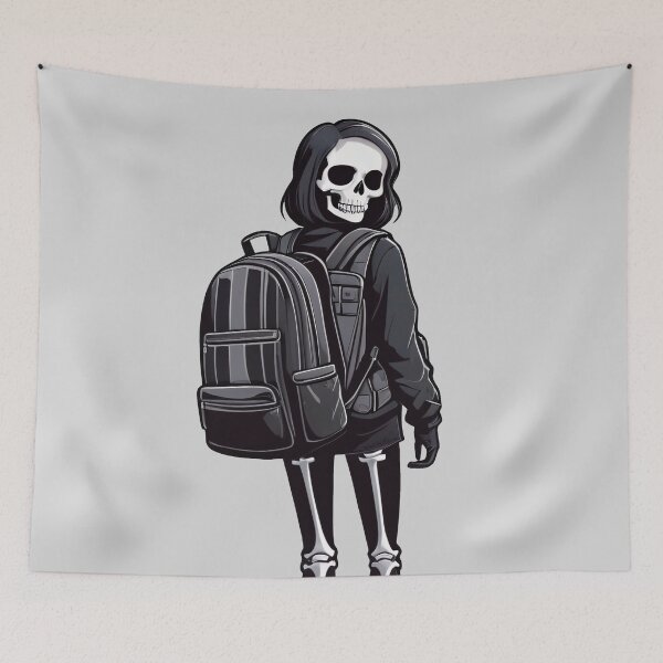 Item preview, Student Skeleton Girl Back to School designed and sold by MadnessEnvelope.