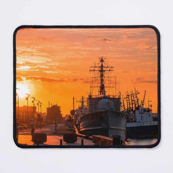 Item preview, Sunset at the harbot designed and sold by LiguxKon.