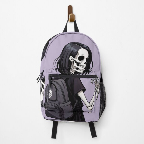 Item preview, Skeleton Student Girl With Backpack designed and sold by MadnessEnvelope.