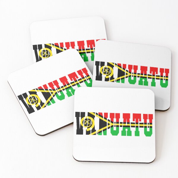 Item preview, Vanuatu Country Flag Typography designed and sold by TravelWish.