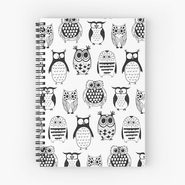 Item preview, Hand drawn Owl pattern designed and sold by Sam-Pedler.