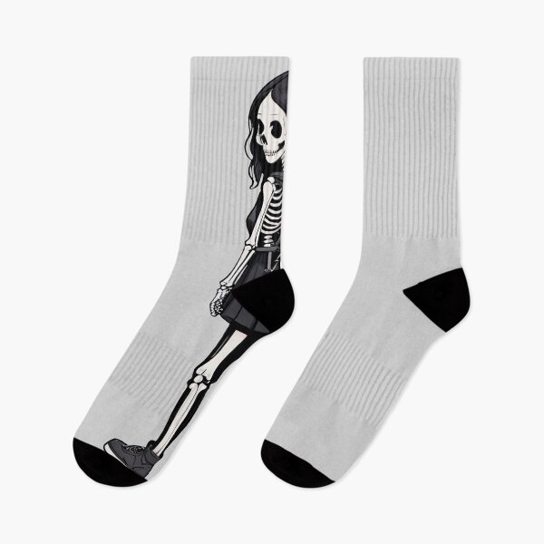 Item preview, Skeleton Girl With Backpack Back to School designed and sold by MadnessEnvelope.