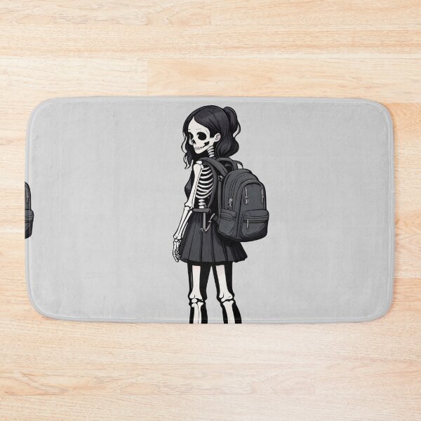 Item preview, Skeleton Girl With Backpack Back to School designed and sold by MadnessEnvelope.