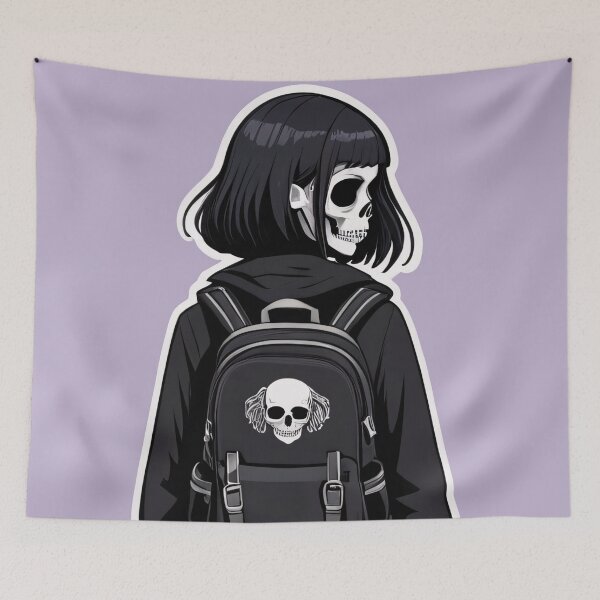 Item preview, Skeleton Student Girl Back to School designed and sold by MadnessEnvelope.