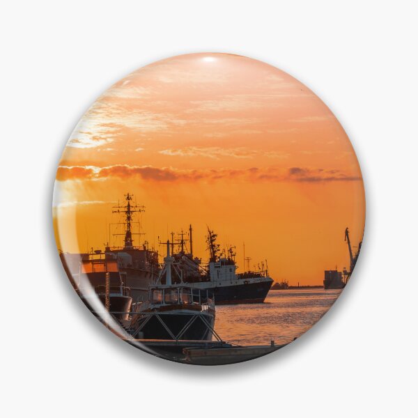 Item preview, Sunset sky at harbor designed and sold by LiguxKon.