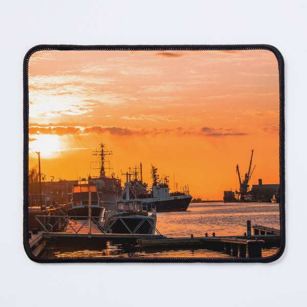 Item preview, Sunset sky at harbor designed and sold by LiguxKon.