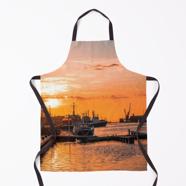 Item preview, Sunset sky at harbor designed and sold by LiguxKon.