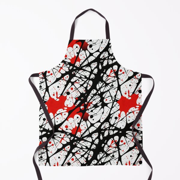 Item preview, Patrón de salpicaduras en rojo y negro audaz n.° 4 designed and sold by mrGrayMan.