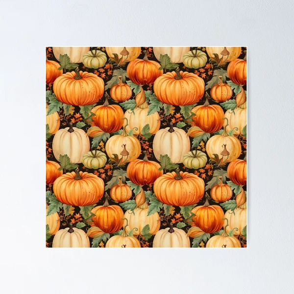 Spooky Pumpkin Designs for Halloween — Poster by BiMood
