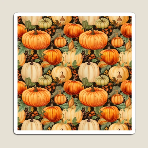 Spooky Pumpkin Designs for Halloween — Magnet by BiMood