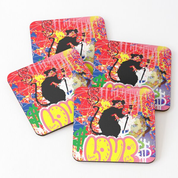 Item preview, Banksy Love Rat Graffiti designed and sold by DonVivaldo.