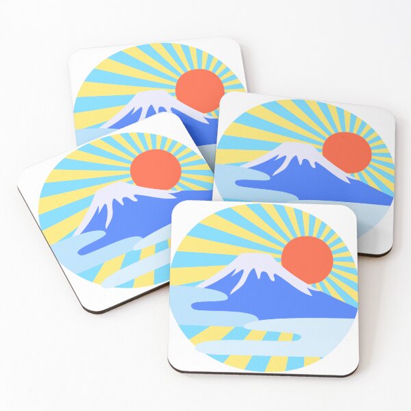 Item preview, mount fuji rising sun designed and sold by spooknik.