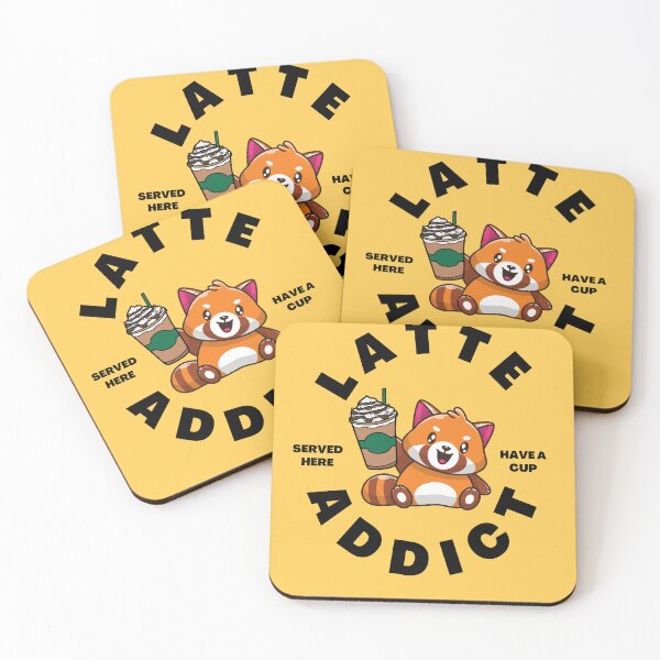 Item preview, Kawaii Red Panda Coffee Addict Cute Red Panda Art designed and sold by ShirtLife1.