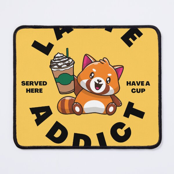 Item preview, Kawaii Red Panda Coffee Addict Cute Red Panda Art designed and sold by ShirtLife1.