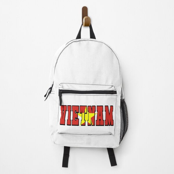 Item preview, Vietnam Country Flag Typography designed and sold by TravelWish.