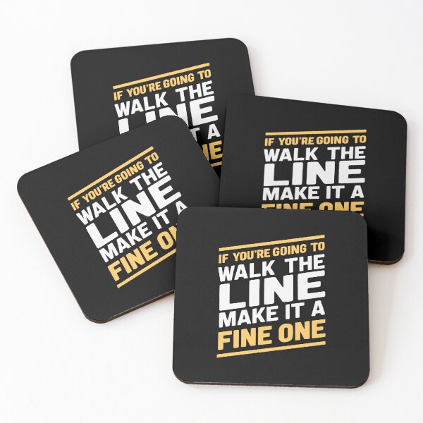 Item preview, Walk The Line motivation inspiration confidence edgy risk taker success ambition designed and sold by w1ckerman.