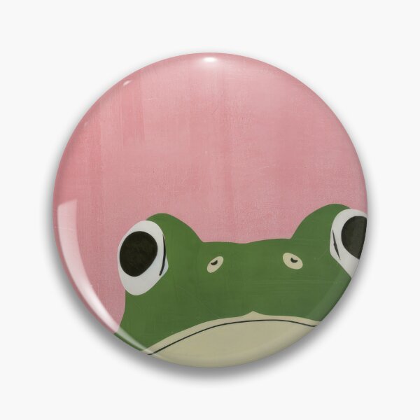 Item preview, Minimalist Japanese Woodcut Frog on Pastel Pink designed and sold by GulDesignCo.