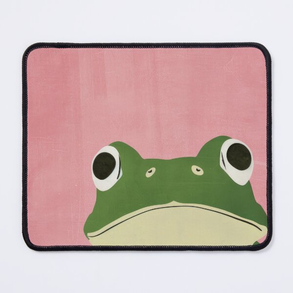 Item preview, Minimalist Japanese Woodcut Frog on Pastel Pink designed and sold by GulDesignCo.