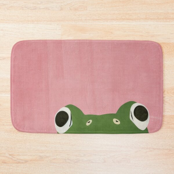 Item preview, Minimalist Japanese Woodcut Frog on Pastel Pink designed and sold by GulDesignCo.