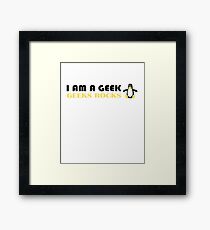 Geeks Rocks Framed Print