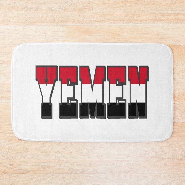 Item preview, Yemen Country Flag Typography designed and sold by TravelWish.