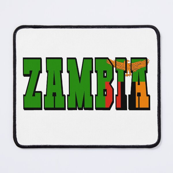 Item preview, Zambia Country Flag Typography designed and sold by TravelWish.