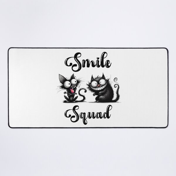 Item preview, Smile Squad with Funny Cats Design | Funny Design designed and sold by KansydMerch.