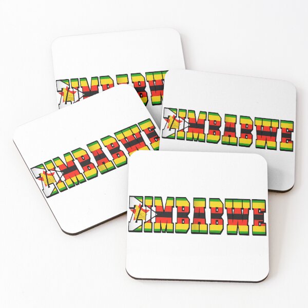 Item preview, Zimbabwe Country Flag Typography designed and sold by TravelWish.