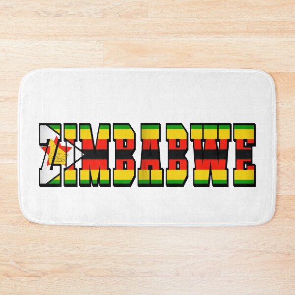 Item preview, Zimbabwe Country Flag Typography designed and sold by TravelWish.