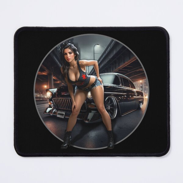 Item preview, 55 Chevy and Hot Girl designed and sold by edgecreative.