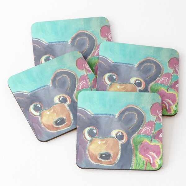 Item preview, Black Bear with Fireweed designed and sold by DWerle.
